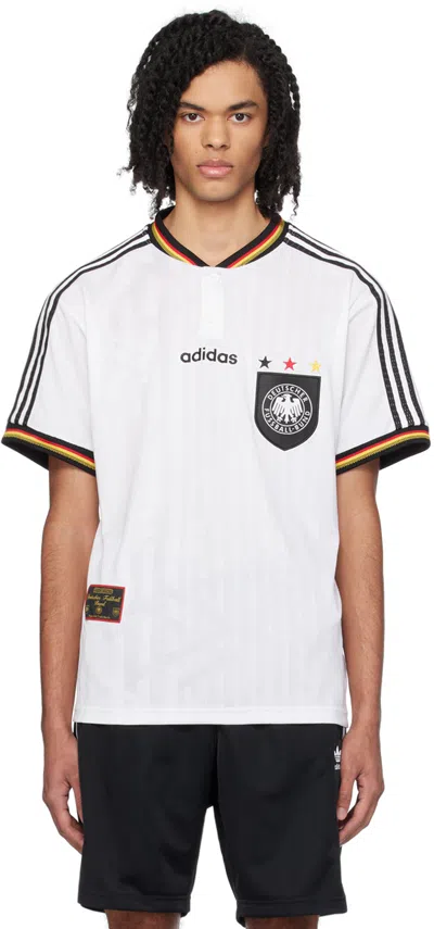 Shop Adidas Originals White Germany 1996 Home Polo