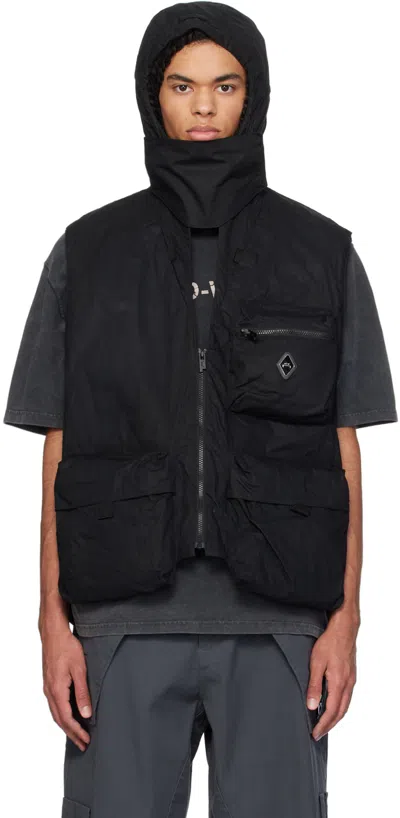 Shop A-cold-wall* Black Modular Vest In Onyx