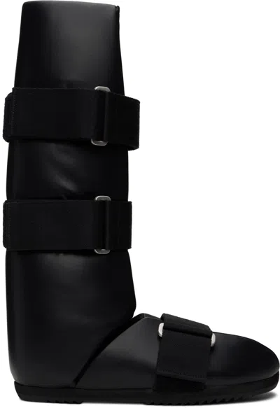 Shop Rick Owens Black Splint Sandals In 99 Black/black
