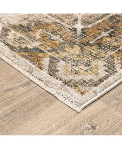 Jhb Design Maharaja 661c Gold And Ivory 7'10" X 10'10" Area Rug In Gold,ivory
