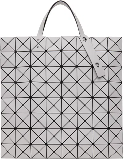 Shop Bao Bao Issey Miyake Gray Lucent Matte Tote In 11-lt.gray