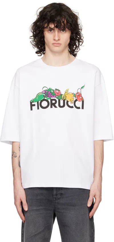 Shop Fiorucci White Graphic T-shirt