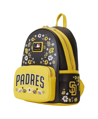 Shop Loungefly Men's And Women's  San Diego Padres Floral Mini Backpack In Multi