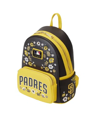 Shop Loungefly Men's And Women's  San Diego Padres Floral Mini Backpack In Multi