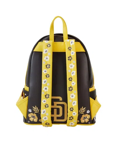 Shop Loungefly Men's And Women's  San Diego Padres Floral Mini Backpack In Multi