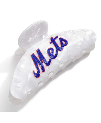 Shop Baublebar Women's  New York Mets Claw Hair Clip In White