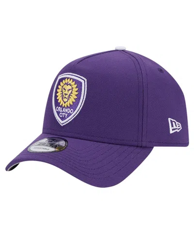 Shop New Era Men's  Purple Orlando City Sc 2024 Kick Off Collection 9forty A-frame Adjustable Hat