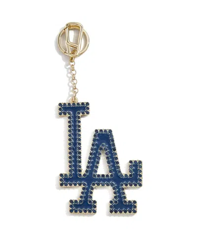 Shop Baublebar Women's  Los Angeles Dodgers Mascot Bag Keychain In Blue