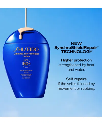 Shiseido Ultimate Sun Protector Lotion Spf 60+ 10.1 Oz. In No Color
