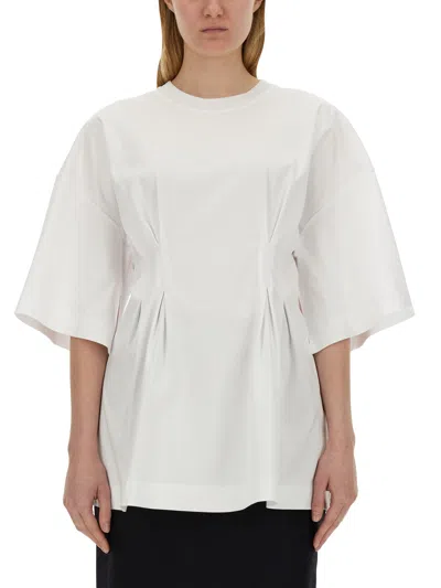 Shop Max Mara "giotto Summer" T-shirt In White