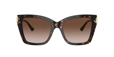 Jimmy Choo Woman Sunglass Jc5012 In Gradient Brown