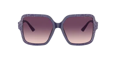 Jimmy Choo Woman Sunglass Jc5005 In Pink Gradient Violet