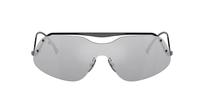 Shop Ferrari Unisex Sunglass Fh1007 In Mirror Silver