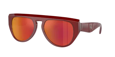 Shop Ferrari Unisex Sunglass Fh2005u In Red