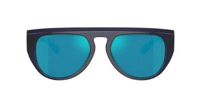 Shop Ferrari Unisex Sunglass Fh2005u In Blue Mirror