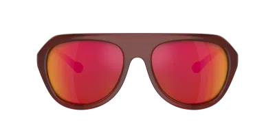 Shop Ferrari Unisex Sunglasses Fh2002qu In Mirror Red Polar
