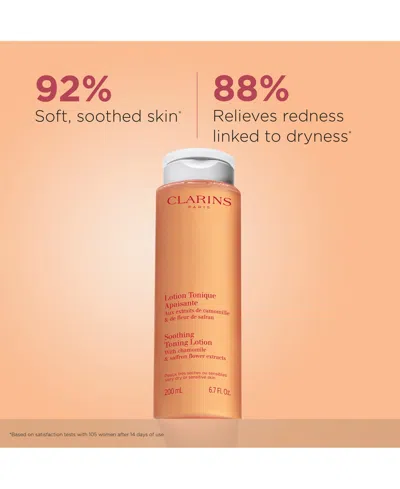 Shop Clarins Soothing Toning Lotion With Chamomile, 6.7 Oz. In No Color