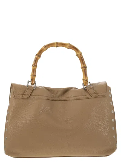 Shop Zanellato Postina Daily S Bag With Bamboo Handle In Leather