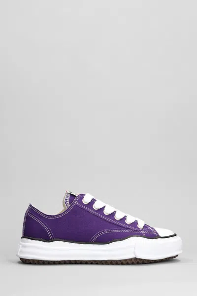 Shop Miharayasuhiro Peterson Sneakers In Viola Cotton