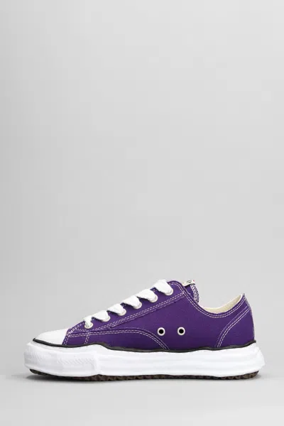 Shop Miharayasuhiro Peterson Sneakers In Viola Cotton