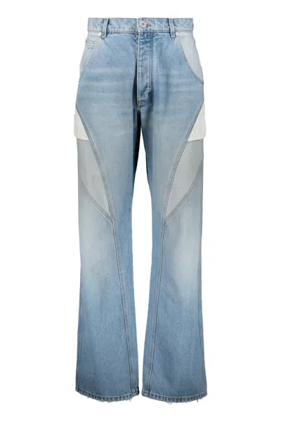 Shop Balmain 5-pocket Jeans In Denim