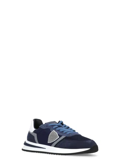 Shop Philippe Model Running Tropez 2.1 Sneakers In Blue