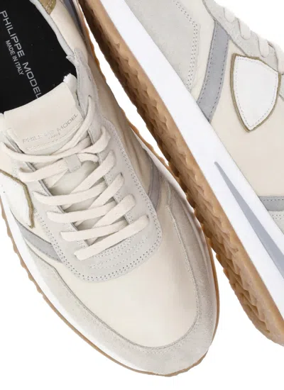 Shop Philippe Model Running Tropez 2.1 Sneakers In Ivory
