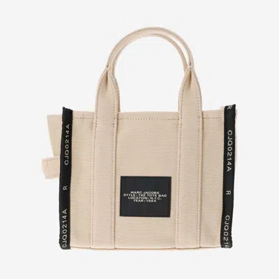 Shop Marc Jacobs The Jacquard Mini Tote Bag In Warm Sand
