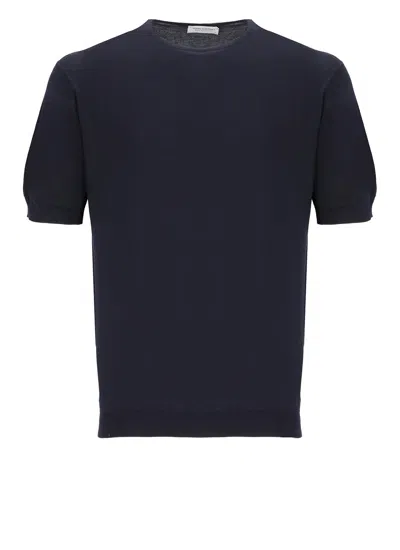 Shop John Smedley Belden T-shirt In Blue
