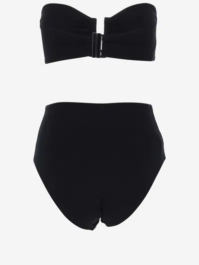 Shop Eres Stretch Nylon Bikini In Black