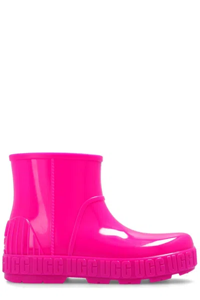 Shop Ugg Drizlita Round Toe Ankle Boots In Fuchsia