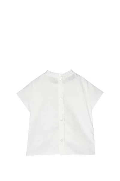 Shop Etro Cotton Blouse In White