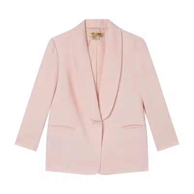 Shop Stella Mccartney Blazer Monopetto Rosa In Pink