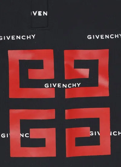 Shop Givenchy Cotton Shorts With Logo In Black