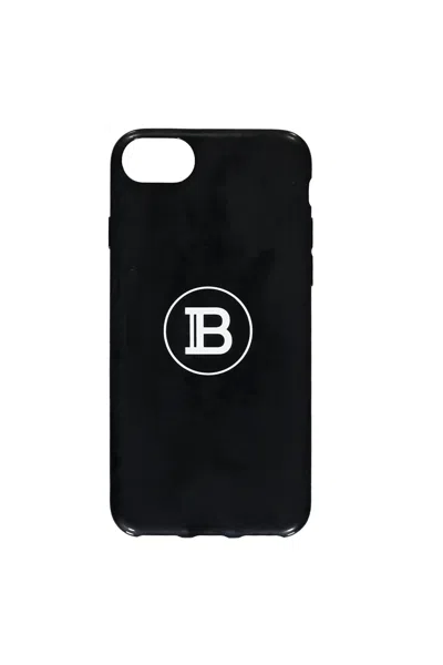 Shop Balmain Iphone Case In Black