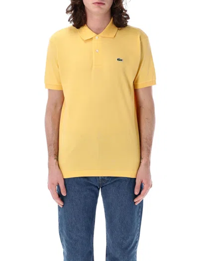 Shop Lacoste Classic Fit Polo Shirt In Yellow