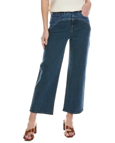 Shop Madewell The Perfect Vintage Sonoma Wash Wide Leg Crop Jean In Blue