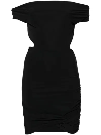 Amazuìn Amazuin Ester Mini Dress In Black