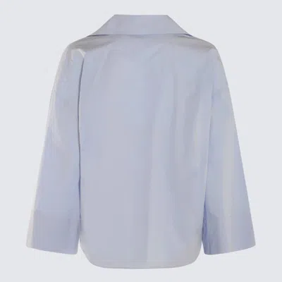 Shop Antonelli Light Blue Cotton Shirt In Clear Blue