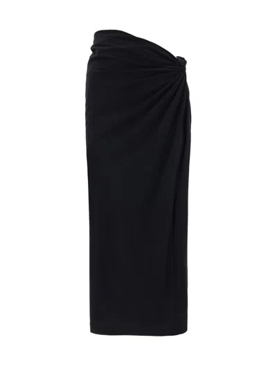 Shop Atlein Skirts In Black