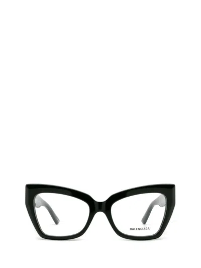 Shop Balenciaga Eyeglasses In Green