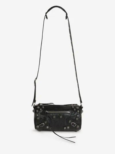 Shop Balenciaga Le Cagole Shoulder Bag In Black