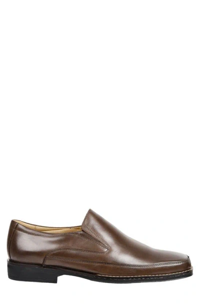Shop Sandro Moscoloni Lindsey Moc Toe Slip-on Loafer In Brown