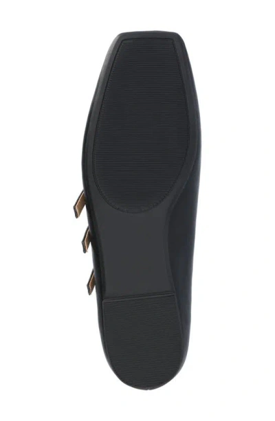 Journee Collection Darlin Multi Strap Mary Jane Flat In Black