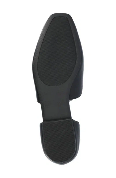 Journee Collection Women's Kennza Cut Out Slip On Loafers In Black