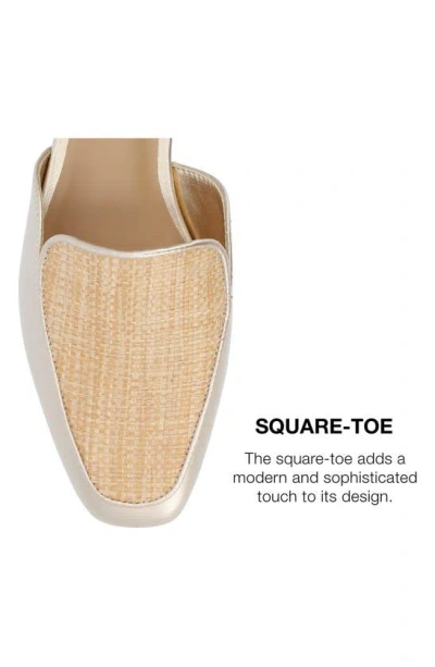 Journee Collection Kennza Womens Moc Closed Toe Loafers In Gold