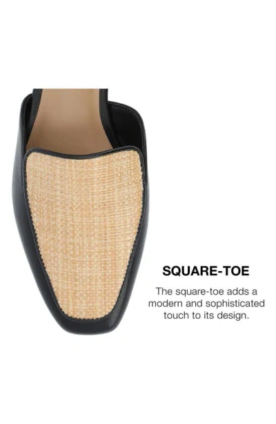 Journee Collection Women's Kennza Cut Out Slip On Loafers In Black