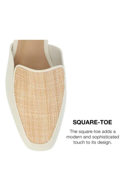 Journee Collection Kennza Womens Moc Closed Toe Loafers In Off White