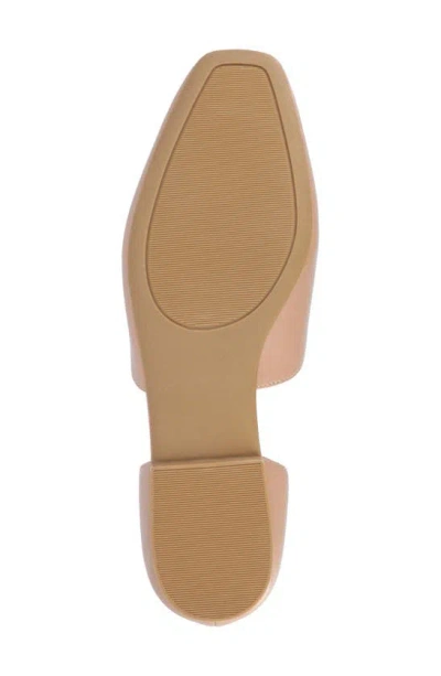 Shop Journee Collection Kennza Mixed Media Loafer In Tan