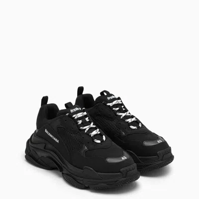 Shop Balenciaga Triple S Sneakers In Black